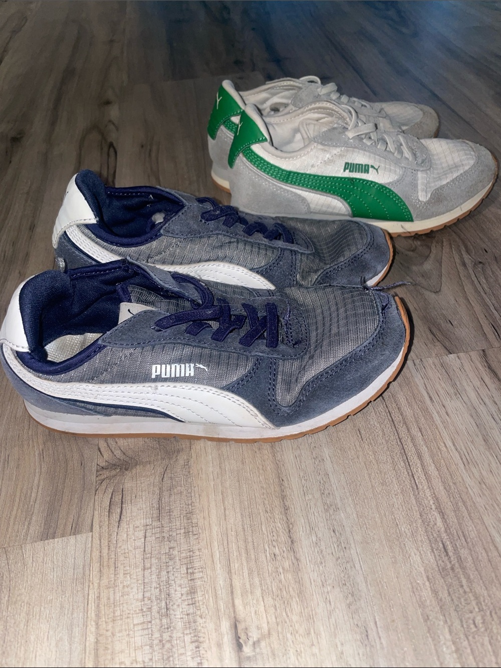 2 Pair Boy’s Puma Retro Sneakers SZ 1C & 2C SEE DESCRIPTION